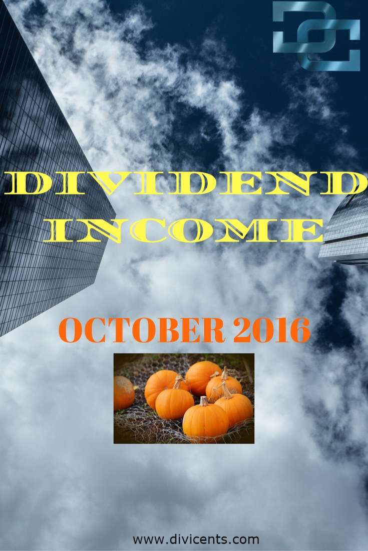 Dividend Income – Oct 2016