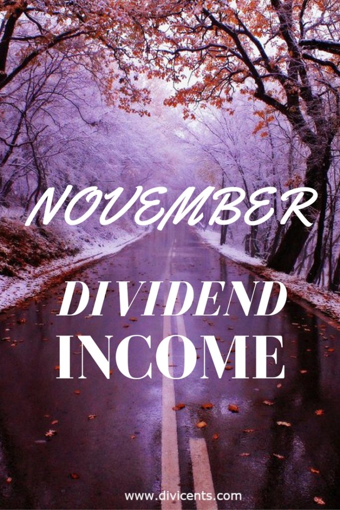 November Dividend Income